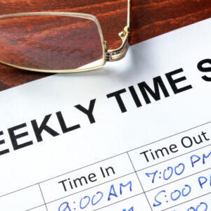 payroll - weekly time sheet